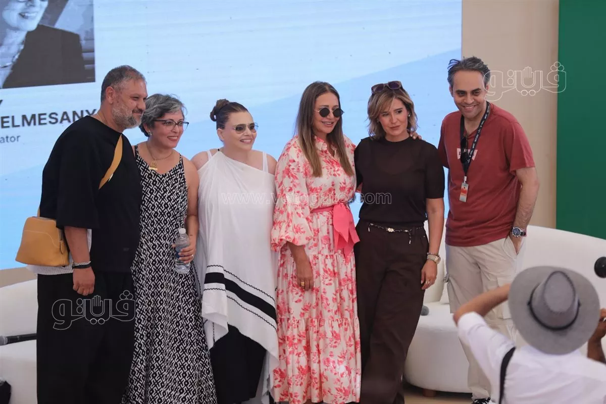 هنا شيحة بمهرجان الجونة: علاقتي بـ محمد خان بدأت كمخرج صارم وانتهت بالصداقة (فيديو وصور)
