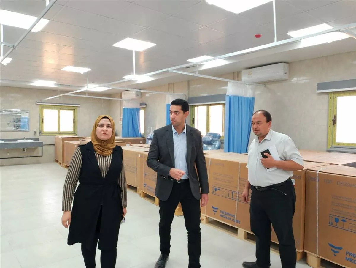 صحة الجيزة تتابع تجهيز وحدة الكلى الجديدة بمستشفى 6 أكتوبر المركزي تمهيدًا لتشغيلها