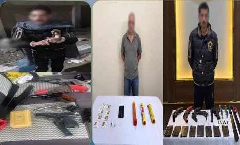 ضبط عنصر شديد الخطورة هدد دور العبادة وأطلق النار على صيدليتين بالسويس