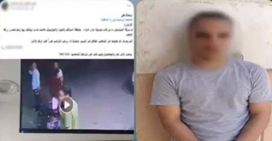 سقوط لص الدراجات النارية في الفيوم