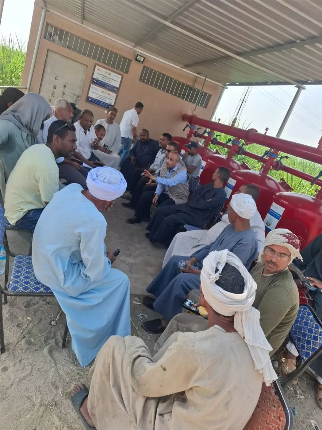 الفاو تدعم روابط مستخدمي المياه في قنا لتعزيز كفاءة الري الحديث وتحسين الإنتاجية
