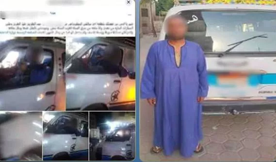 سقوط سائق ميكروباص الأقصر بعد مشادة على الطريق
