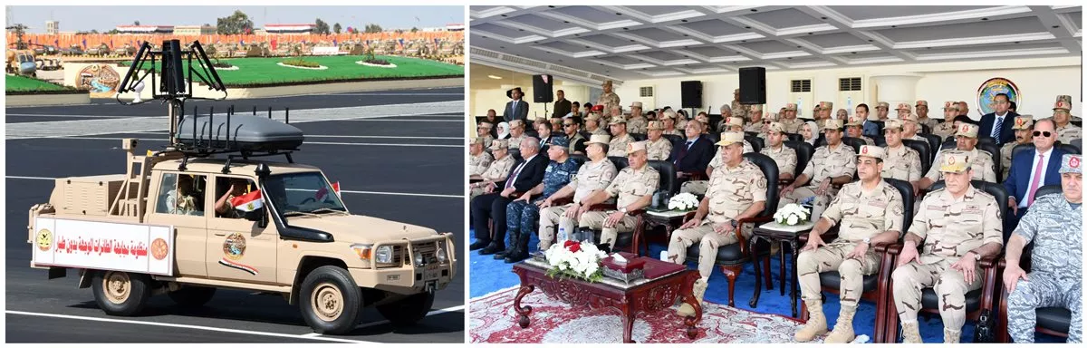 وزير الدفاع يشهد إجراءات تفتيش الحرب لأحد تشكيلات المنطقة الشمالية العسكرية (فيديو وصور)
