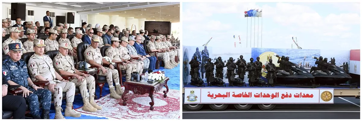 وزير الدفاع يشهد إجراءات تفتيش الحرب لأحد تشكيلات المنطقة الشمالية العسكرية (فيديو وصور)