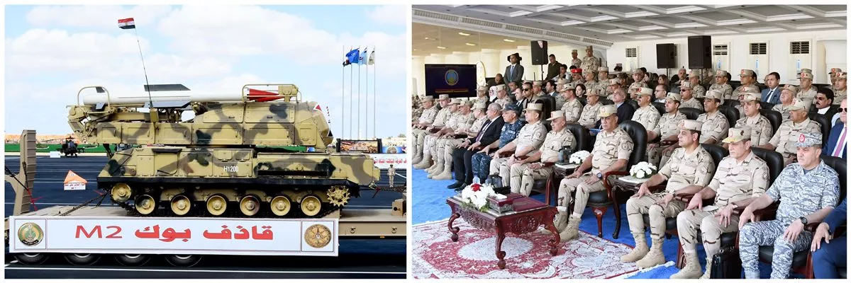 وزير الدفاع يشهد إجراءات تفتيش الحرب لأحد تشكيلات المنطقة الشمالية العسكرية (فيديو وصور)