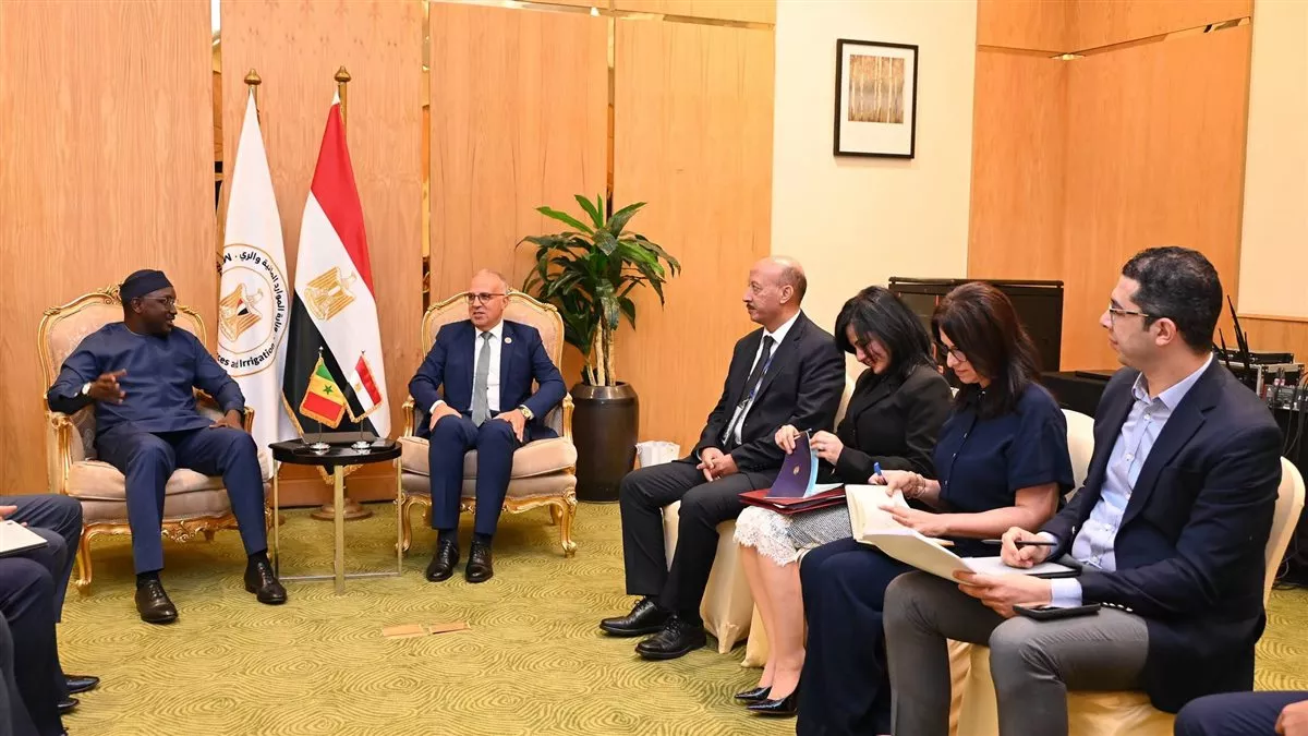 قبل انطلاق فعاليات أسبوع القاهرة للمياه، وزير الري يبحث مع نظيره السنغالي تعزيز التنسيق في قضايا المياه الأفريقية