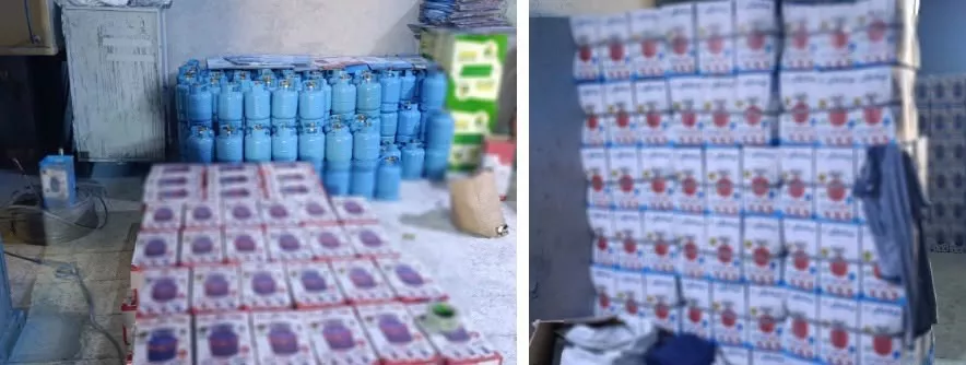 مداهمة أمنية تكشف مصنع «بير سلم» لإنتاج أسطوانات الغاز بخامات مجهولة.. قنابل موقوتة في شبرا الخيمة