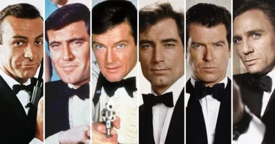 6 نجوم صنعوا أسطورة جيمس بوند، من كونري إلى كريج.. من يحمل الراية في الفيلم الجديد