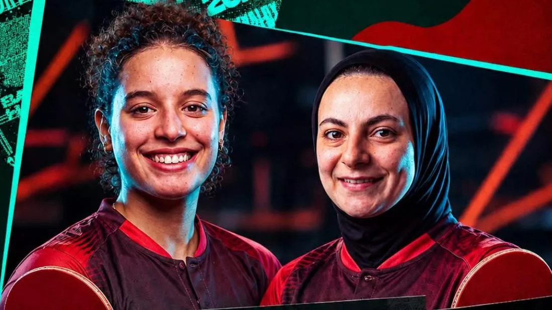 زوجي تنس الطاولة