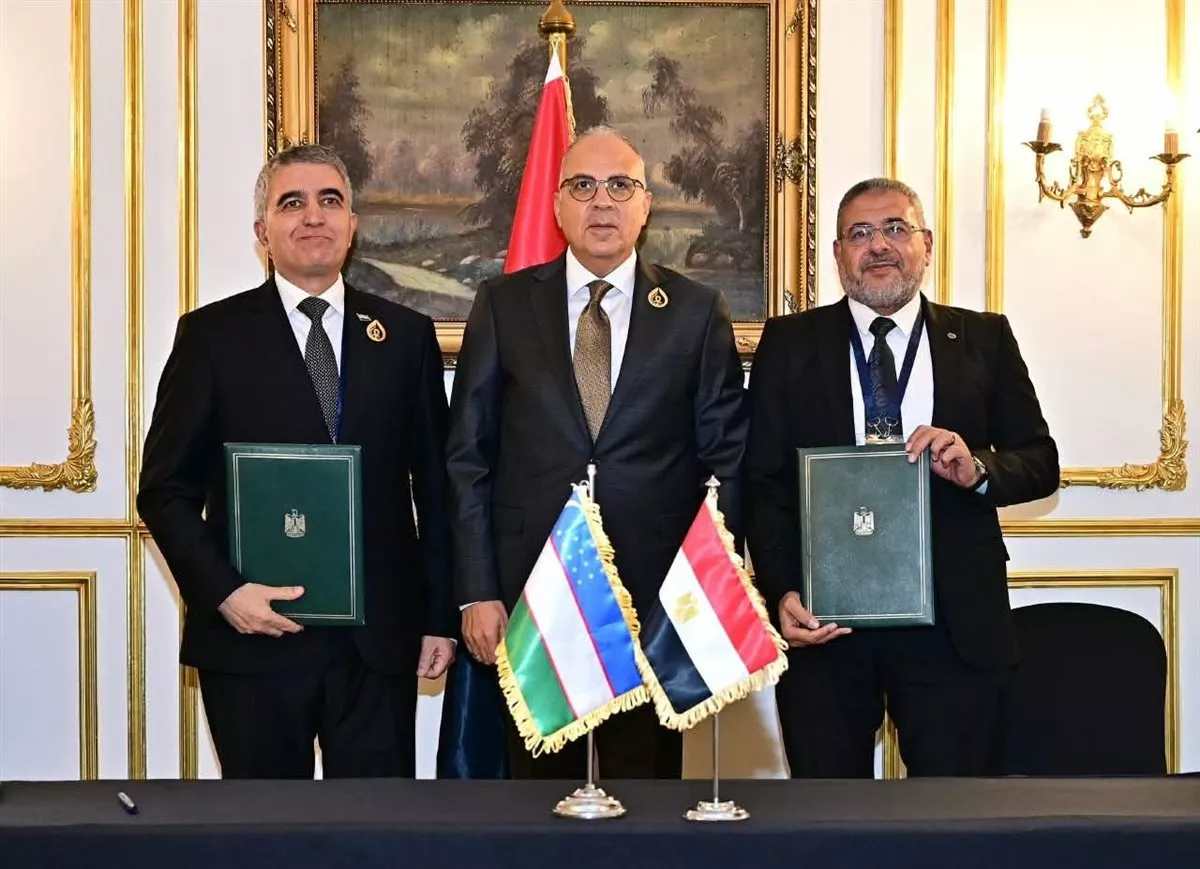 مصر وأوزبكستان توقعان مذكرة تفاهم لتعزيز البحوث المائية وتحديث نظم الري