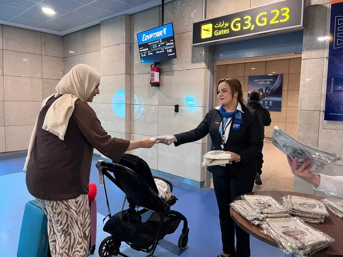 مصر للطيران تفتح بوابة جديدة إلى بريطانيا بتدشين خط برمنجهام (صور)