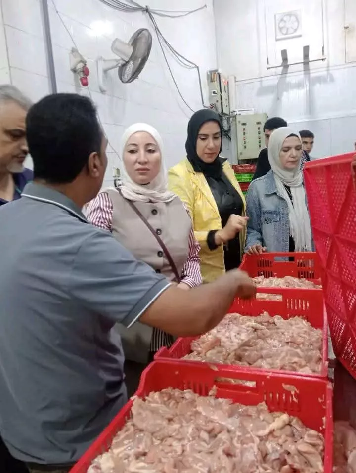 ضبط 5 أطنان من الدواجن غير صالحة للاستهلاك الآدمي في حملة بميت غمر
