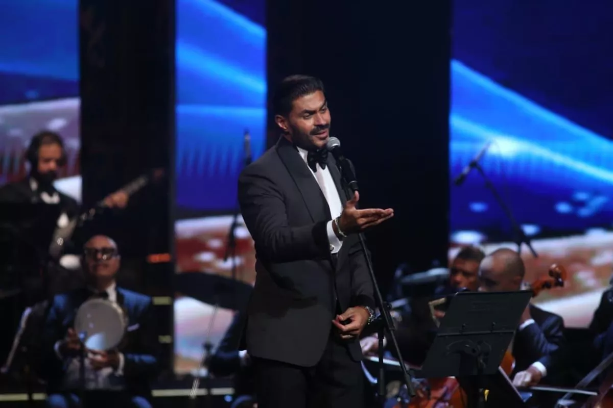 مهرجان الموسيقى العربية يواصل رحلة الإبداع، خالد سليم يبعث رسائل الحب وحنين الشاطر تنسج المشاعر (صور)