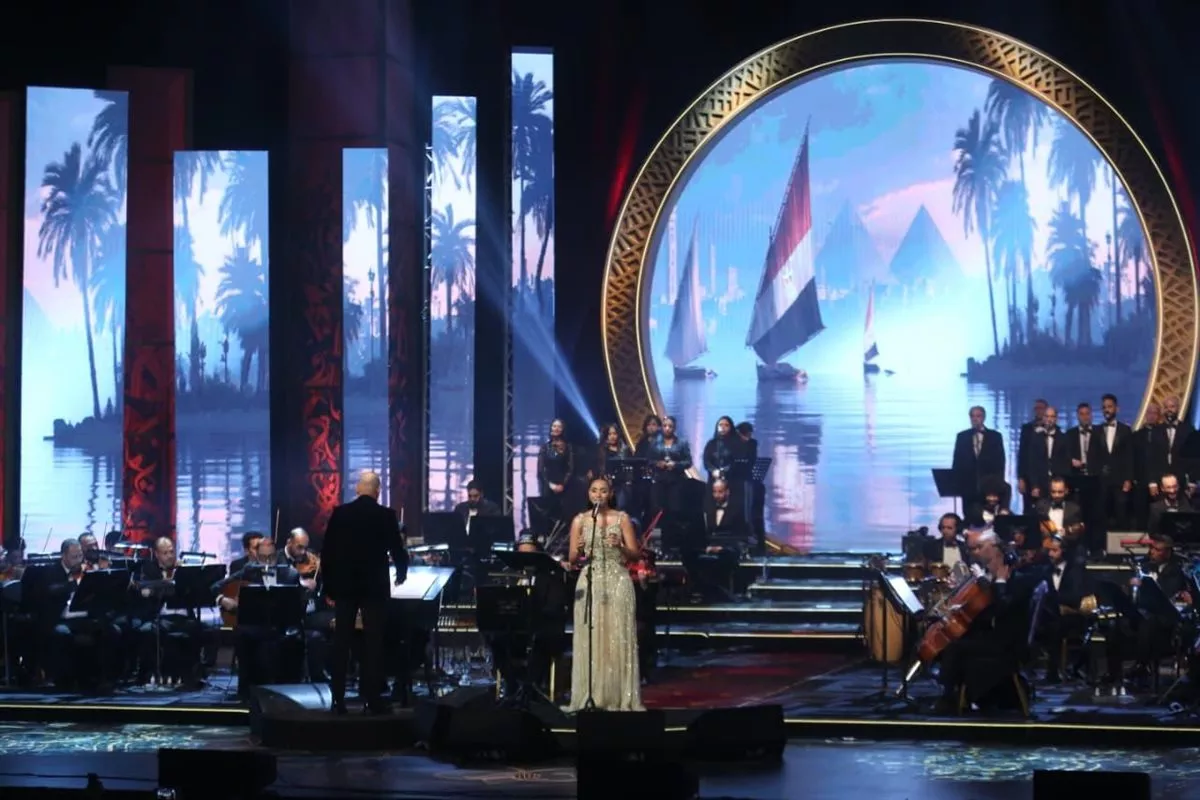 مهرجان الموسيقى العربية يواصل رحلة الإبداع، خالد سليم يبعث رسائل الحب وحنين الشاطر تنسج المشاعر (صور)