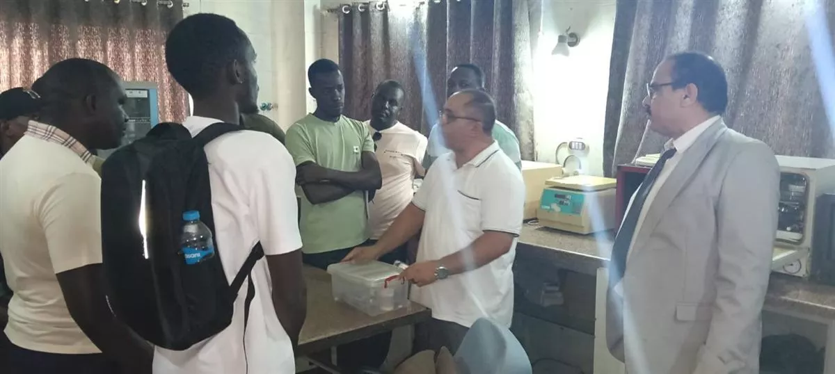 بحوث الصحراء يدرب وفدًا أوغنديًا على الإنتاج النباتي والحيواني بمريوط