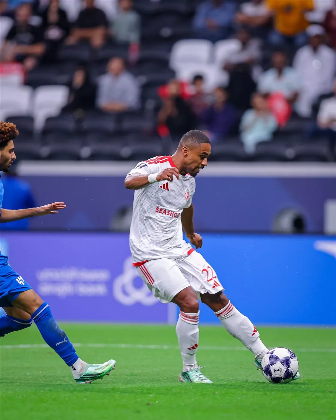 الدوسري ينقذ الهلال من التأخر أمام الشمال القطري بالشوط الأول في دوري أبطال آسيا (فيديو)