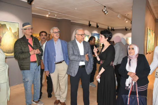 أرشيف بصري للروح المصرية الخالصة، افتتاح معرض عز الدين نجيب بقاعة "الباب سليم" (صور)