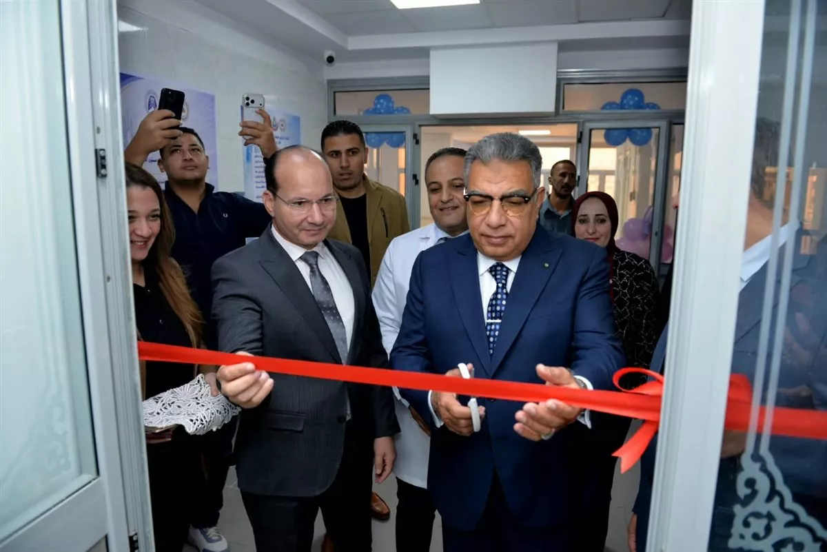 افتتاح وحدتي الحساسية والمناعة والتأهيل الرئوي بمستشفى الصدر
