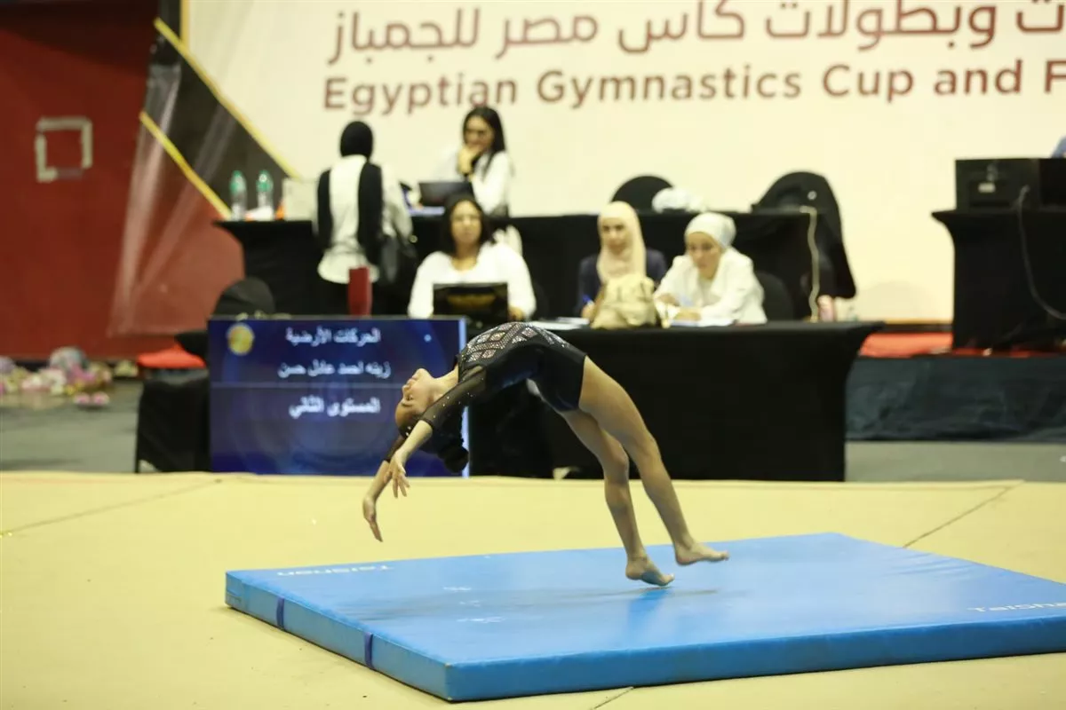 كارما العراقي تحصد ذهبية بطولة كأس مصر لـ الجمباز