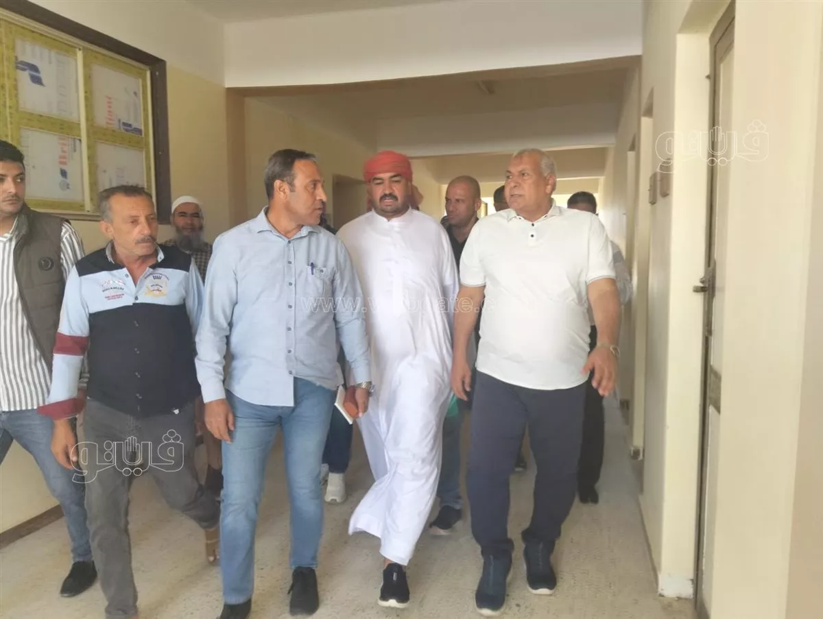 محافظ مطروح يتفقد مشروعات تطوير مدينة الحمام لتحسين الصحة والبنية التحتية