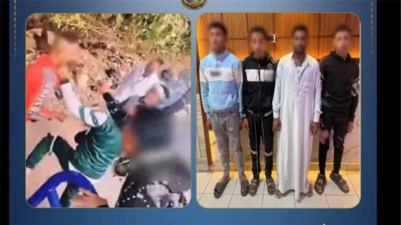 القبض على 4 أشخاص تعدوا وتنمروا على شاب من ذوي الهمم بالشرقية
