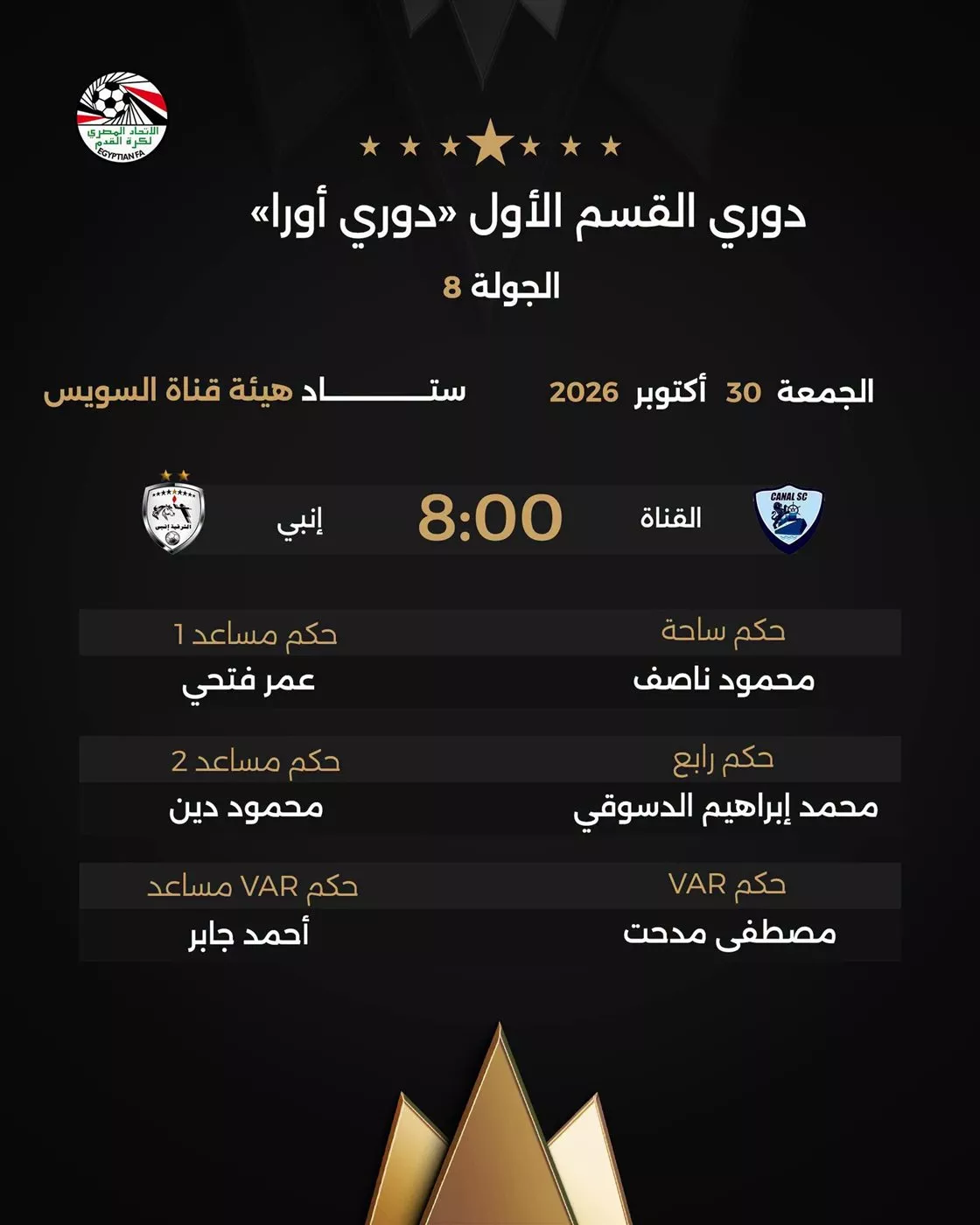 الموعد والقناة الناقلة لمباراة القناة وإنبي في الدوري الممتاز