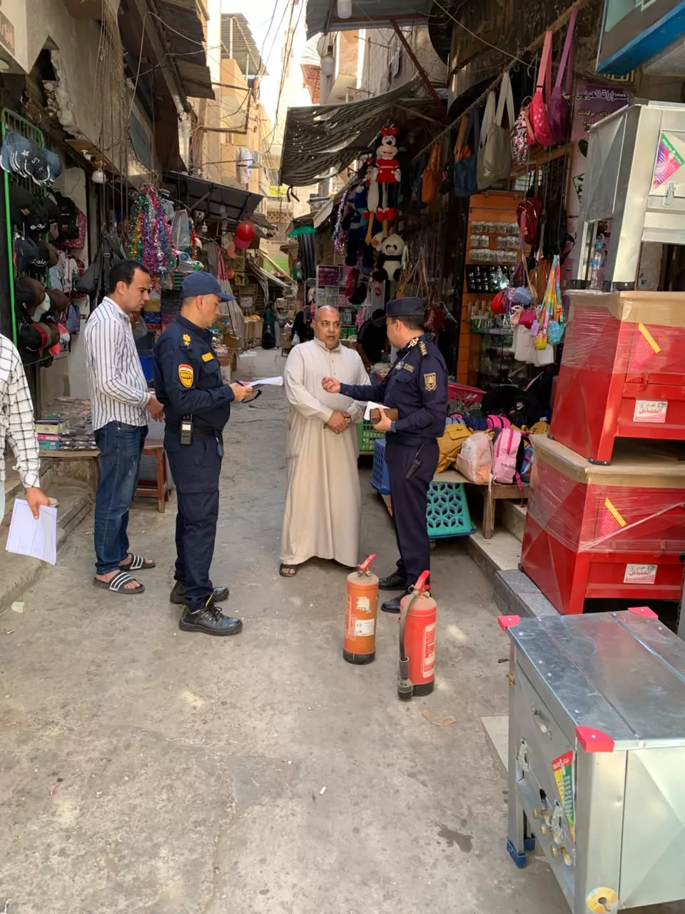 استعدادا للطوارئ، الحماية المدنية بالمنصورة تراجع حنفيات الحريق ونقاط الإطفاء
