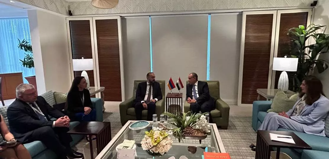 وزير الخارجية يبحث مع نظيره الأرميني توسيع مجالات الشراكة الاقتصادية والاستثمارية
