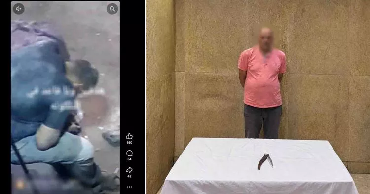 بعد تداول فيديو لظهوره في حالة عدم اتزان.. ضبط جامع قمامة بحلوان وبحوزته سلاح أبيض